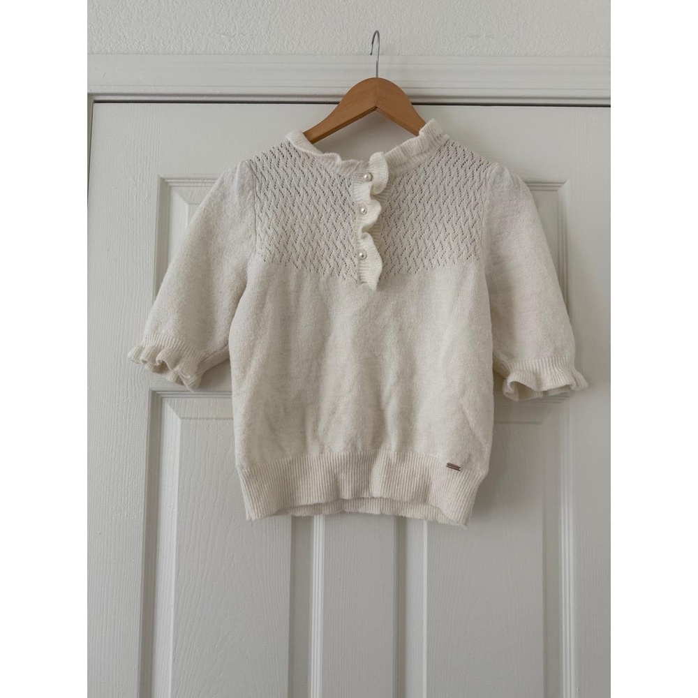 Holly & Whyte Sweater Button Up small